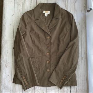Green light weight dress up jacket